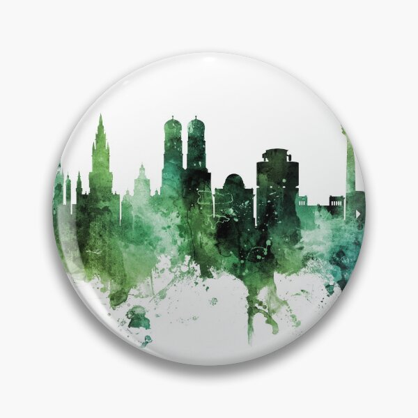Item preview, Munich Germany Skyline designed and sold by ArtPrints.