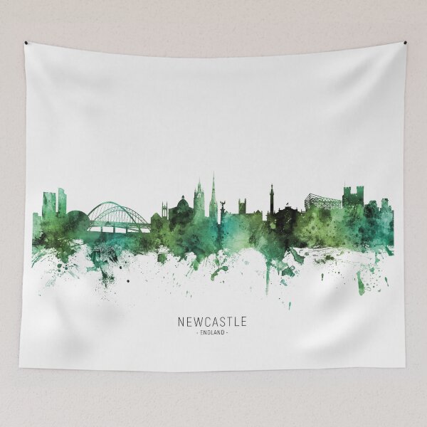 Artikelvorschau, Newcastle England Skyline entworfen und verkauft von ArtPrints.