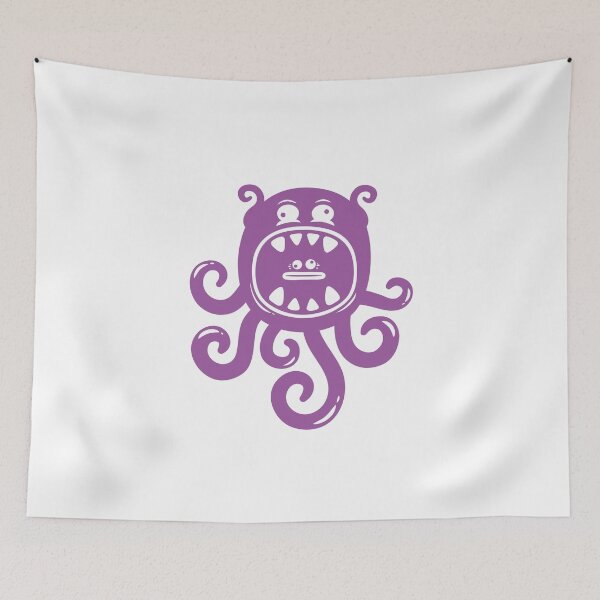 Item preview, angry monster designed and sold by Mike Kiev art.