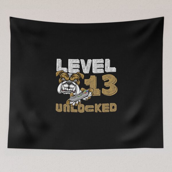 Item preview, LEVEL 13 UNLOCKED, the best gift for gamers designed and sold by NiceSign.