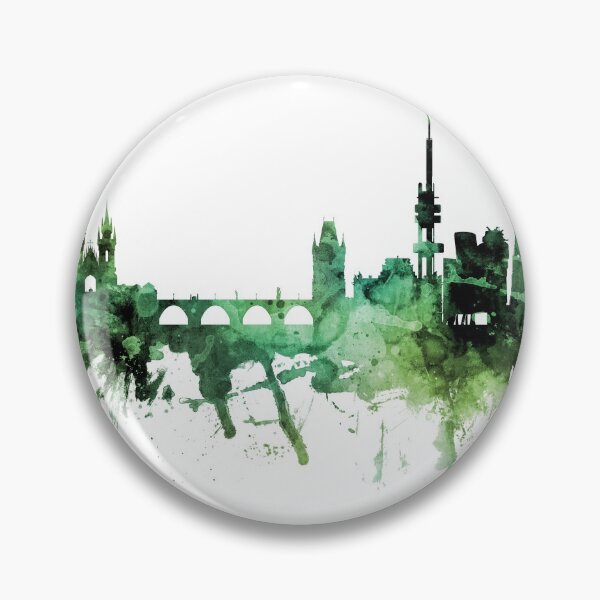 Item preview, Prague (Praha) Czech Republic Skyline designed and sold by ArtPrints.