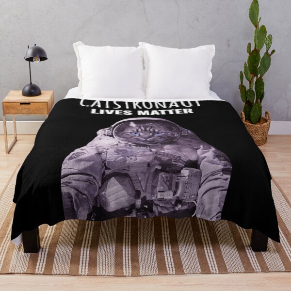 Item preview, CATSTRONAUT LIVES MATTER - FUNNY CAT PUN designed and sold by gaCh438.