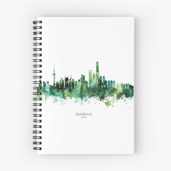 Artikelvorschau, Shanghai China Skyline entworfen und verkauft von ArtPrints.