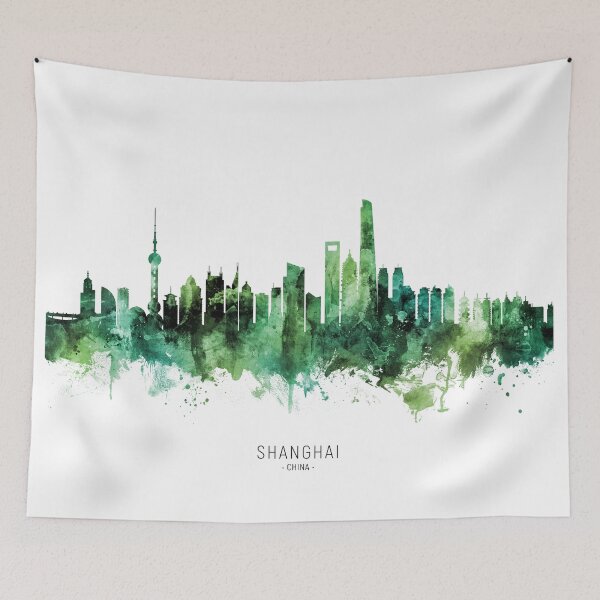 Item preview, Shanghai China Skyline designed and sold by ArtPrints.
