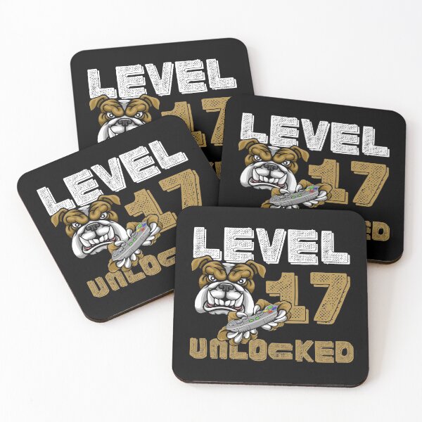 Item preview, LEVEL 17 UNLOCKED, the best gift for gamers designed and sold by NiceSign.