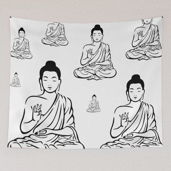 Item preview, Buddha Vector Art Sticker Colection designed and sold by carlarmes.