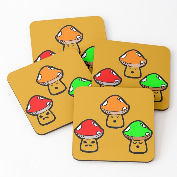 Item preview, Cute mushroom pack - tri color design designed and sold by Deegital18.