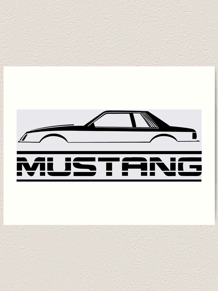 Four Eye Fox Body Ford Mustang Decal Four Eyed Pride