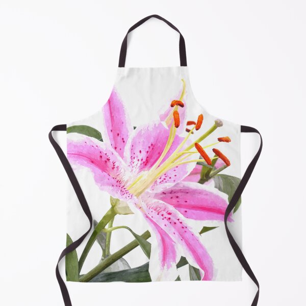 Item preview, Pink Lily Illustration designed and sold by Alemi.