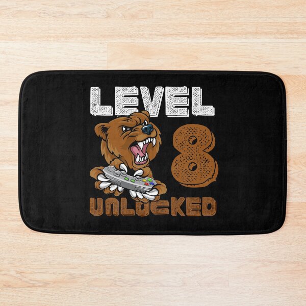 Item preview, LEVEL 8 UNLOCKED, the best gift for gamers designed and sold by NiceSign.