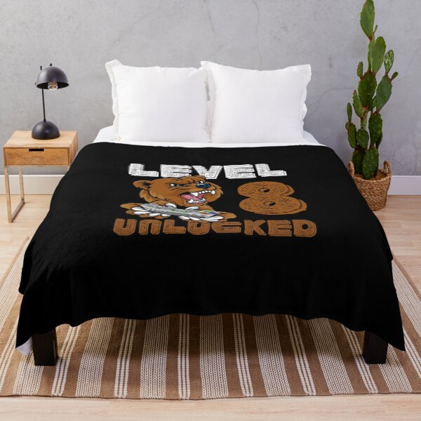 Item preview, LEVEL 8 UNLOCKED, the best gift for gamers designed and sold by NiceSign.