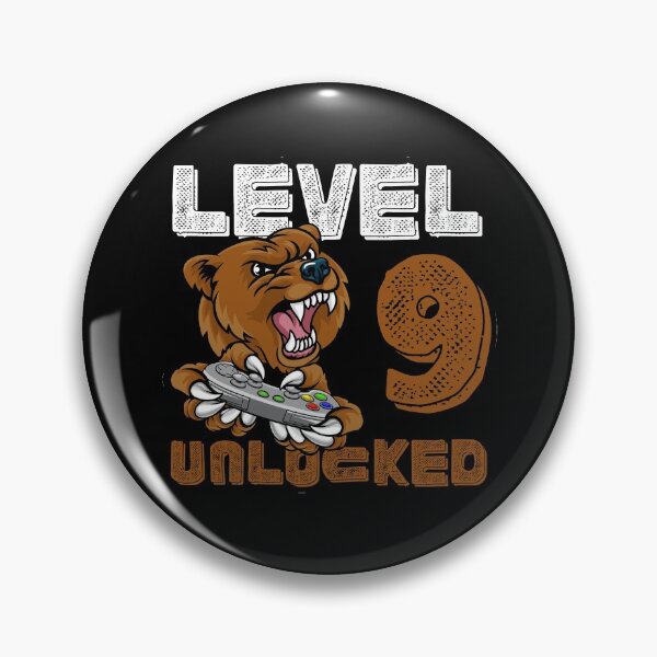 Item preview, LEVEL 9 UNLOCKED, the best gift for gamers designed and sold by NiceSign.