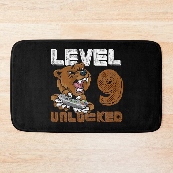 Item preview, LEVEL 9 UNLOCKED, the best gift for gamers designed and sold by NiceSign.