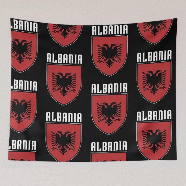 Item preview, albania - kosovo flag design  designed and sold by pirminio.