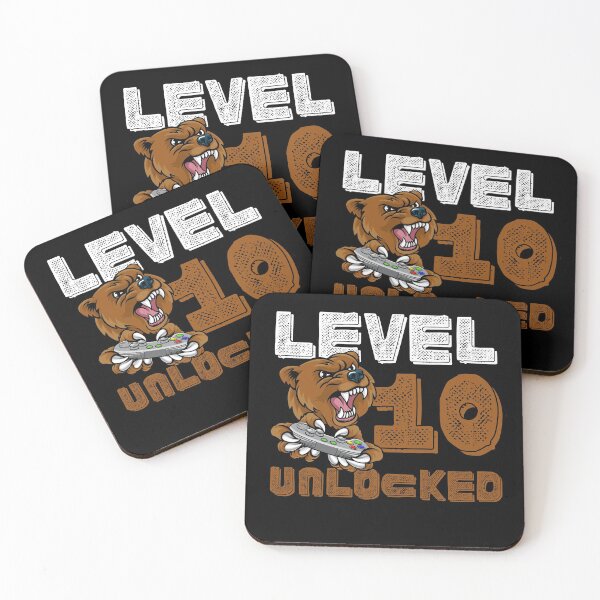 Item preview, LEVEL 10 UNLOCKED, the best gift for gamers designed and sold by NiceSign.
