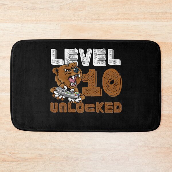 Item preview, LEVEL 10 UNLOCKED, the best gift for gamers designed and sold by NiceSign.