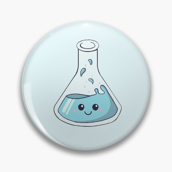 Item preview, Cute Laboratory Flask Blue designed and sold by cutescience.
