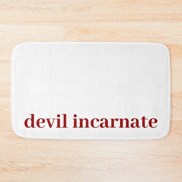 Item preview, Devil Incarnate Red Aesthetic text designed and sold by Share Your Passion.