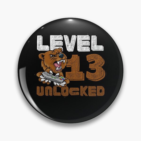 Item preview, LEVEL 13 UNLOCKED, the best gift for gamers designed and sold by NiceSign.