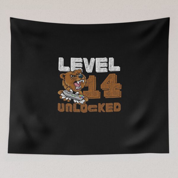 Item preview, LEVEL 14 UNLOCKED, the best gift for gamers designed and sold by NiceSign.