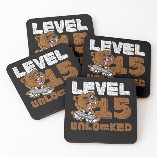 Item preview, LEVEL 15 UNLOCKED, the best gift for gamers designed and sold by NiceSign.