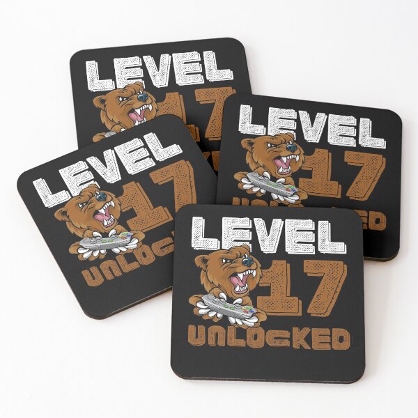Item preview, LEVEL 17 UNLOCKED, the best gift for gamers designed and sold by NiceSign.