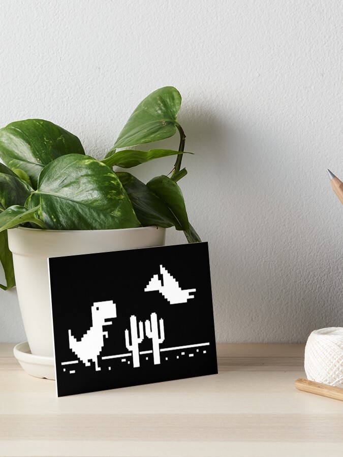 Google Offline Dinosaur Game Photographic Print for Sale by DannyAndCo