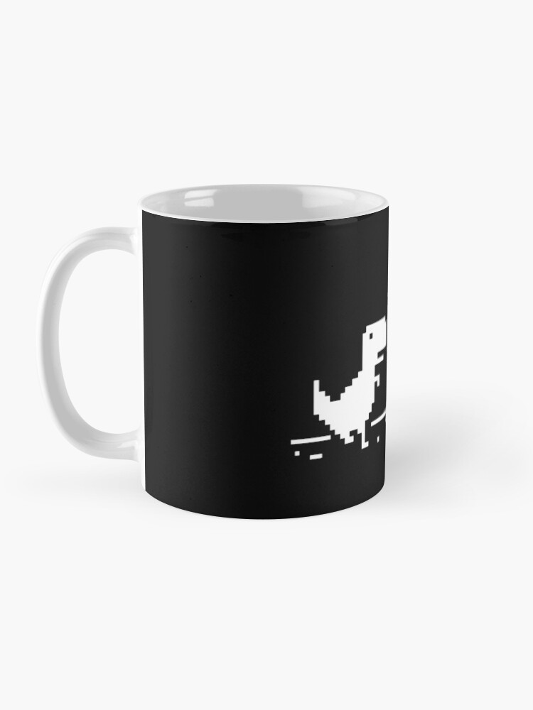 Chrome Dino – Offline T-Rex 11 oz Ceramic Mug Chrome Dino – Offline T-Rex  Mugs