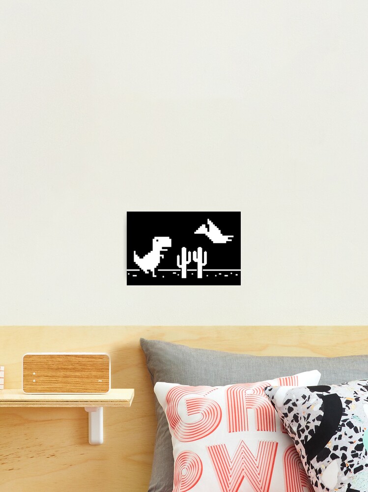 Google Offline Dinosaur Game - Trex Runner Poster for Sale by DannyAndCo