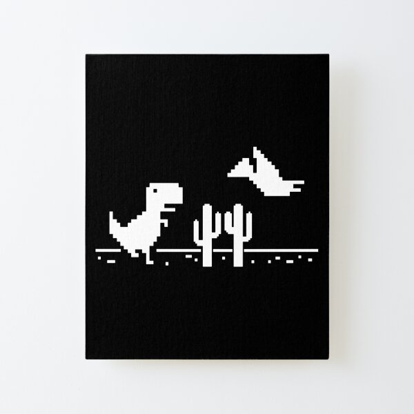 Google Dinosaur Game Wall Art for Sale