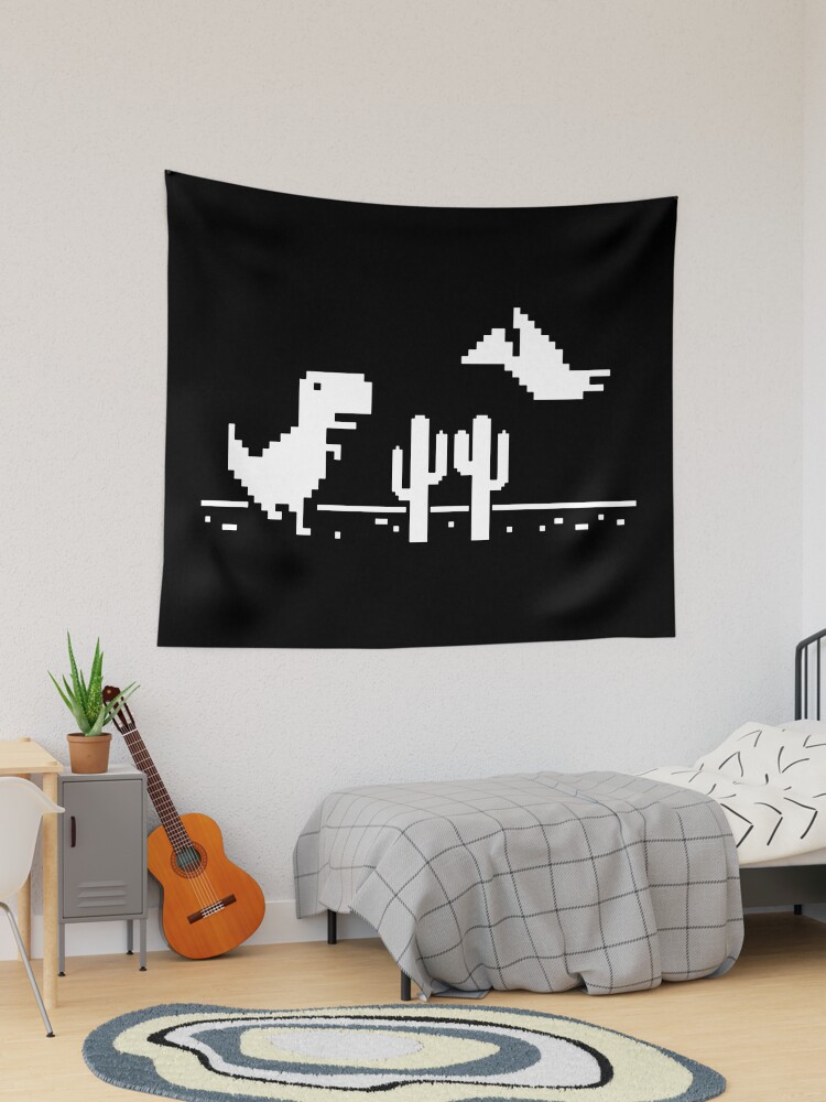 Google Offline Dinosaur Game Canvas Print for Sale by DannyAndCo
