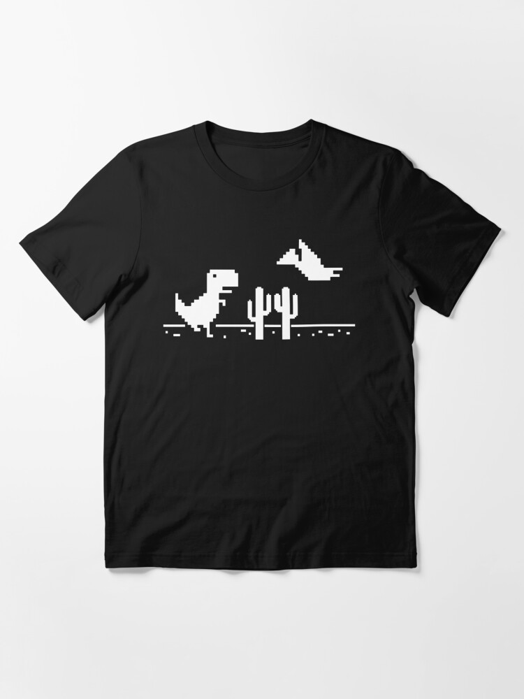 Google Offline Dinosaur Game Essential T-Shirt for Sale by DannyAndCo