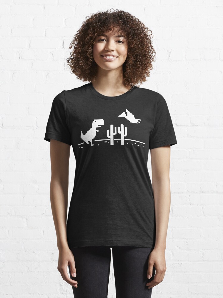 Google Offline Dinosaur Game Essential T-Shirt for Sale by DannyAndCo