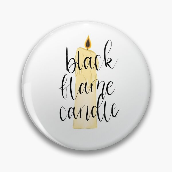 Item preview, Black Flame Candle with Text designed and sold by Lneumann2.