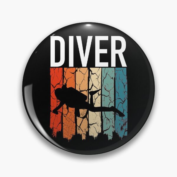 Item preview, diver retro - vintage diver designed and sold by pirminio.
