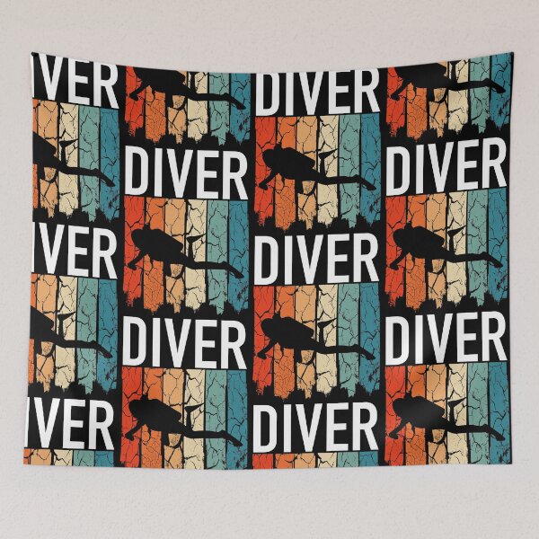 Item preview, diver retro - vintage diver designed and sold by pirminio.