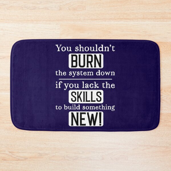 Item preview, Stop burning, start building designed and sold by ChatterFox.