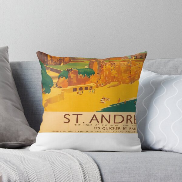 Item preview, St Andrews retro poster designed and sold by CorasPosters.