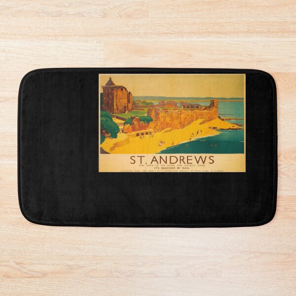 Item preview, St Andrews retro poster designed and sold by CorasPosters.