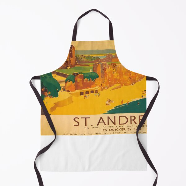 Item preview, St Andrews retro poster designed and sold by CorasPosters.