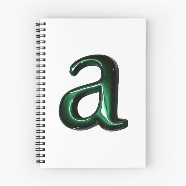 Item preview, Green Letter a sticker sticker designed and sold by carlarmes.