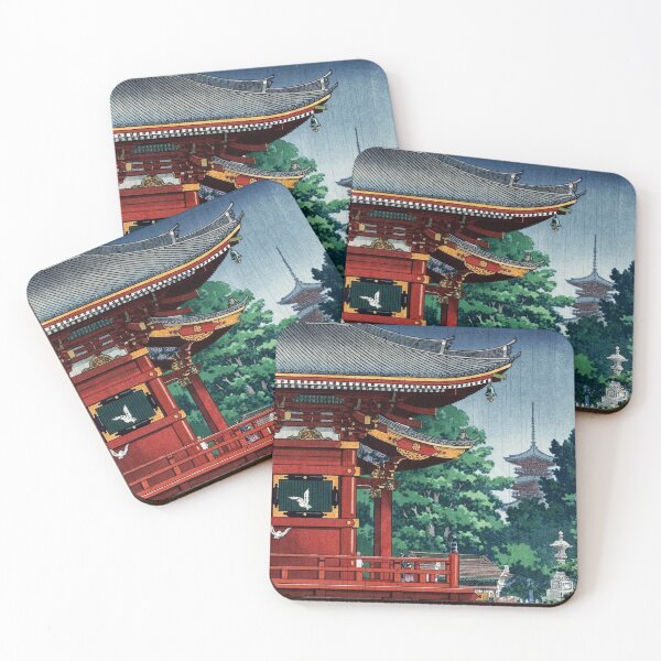 Item preview, Temple of Asakusa Kannon, Tsuchiya Koitsu Japanese Art designed and sold by RawrsomeDesigns.