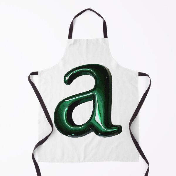 Item preview, Green Letter a sticker sticker designed and sold by carlarmes.