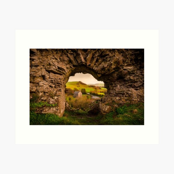 Irish Landscapes, The Rock Of Dunamase Castle, County Laois, Pictures Of Ireland, Castle Ruins, Art Print