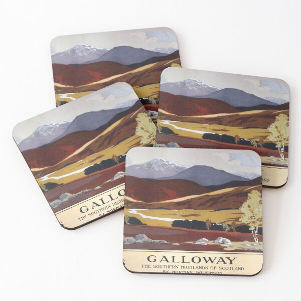 Item preview, Galloway retro poster designed and sold by CorasPosters.