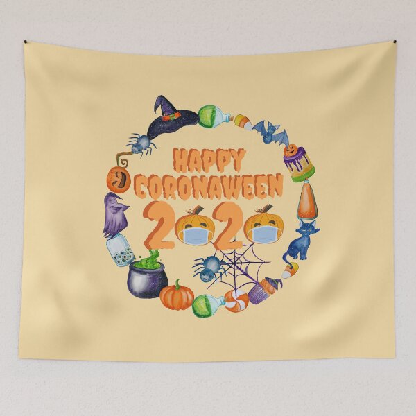 Item preview, Happy Coronaween 2020 designed and sold by The Little Wood Cottage.