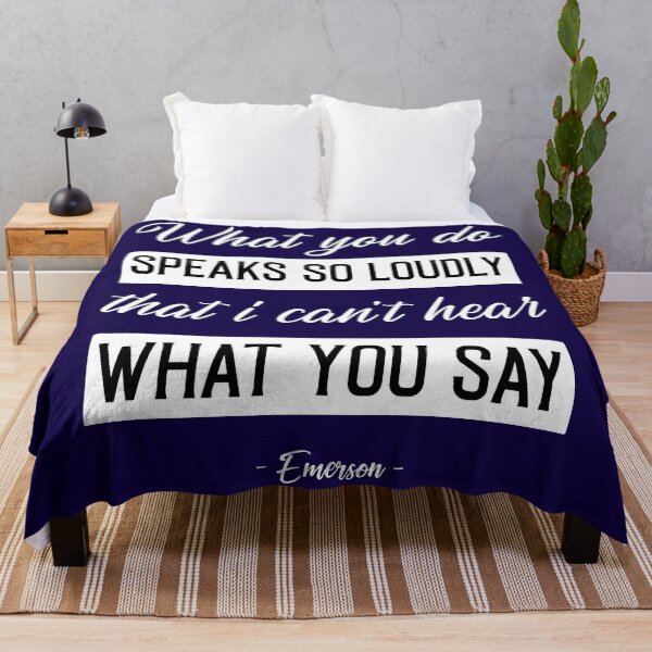 Item preview, What you do is louder than what you say so people may not hear you designed and sold by ChatterFox.