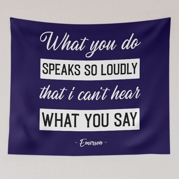 Item preview, What you do is louder than what you say so people may not hear you designed and sold by ChatterFox.