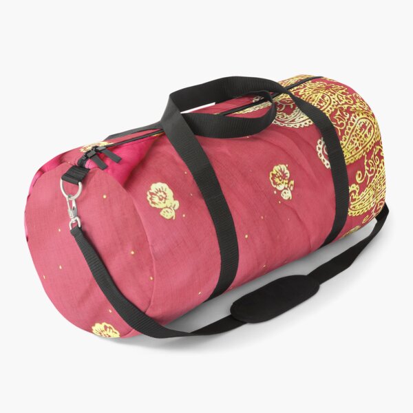 Item preview, Pink and Gold Indian Sari Bride Wedding Gown designed and sold by HotHibiscus.