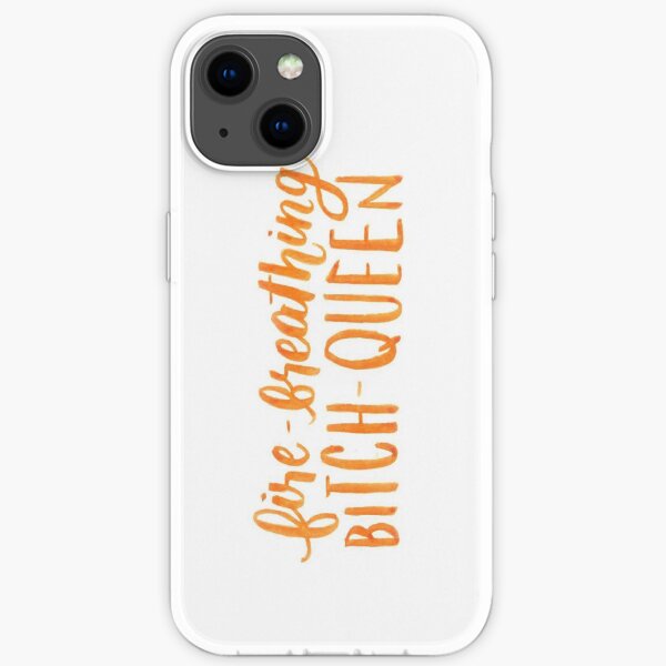 Fire-Breathing Bitch-Queen iPhone Soft Case